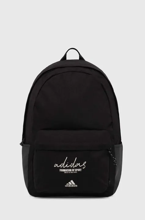 adidas plecak kolor czarny duży z nadrukiem IX6802