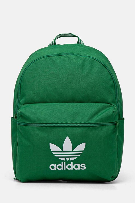 adidas Originals rucsac Adicolor culoarea verde, mare, cu imprimeu, IW1781