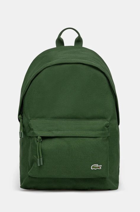 Lacoste backpack black color smooth NU4592NE