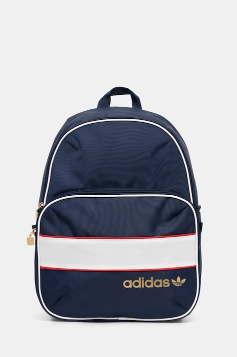 adidas Originals hátizsák sötétkék, nagy, nyomott mintás, IX7436