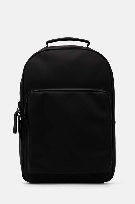 Rains rucsac Book Daypack Large W3 culoarea negru, mare, neted, 13680-01