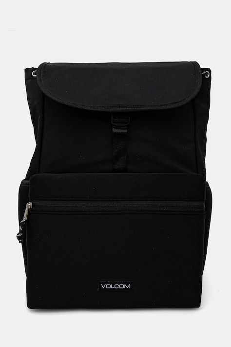 Volcom plecak kolor czarny duży gładki VMXX08KWEA
