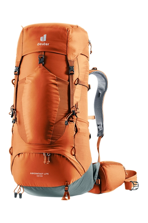 Раница Deuter Aircontact Lite 40 + 10 в оранжево голям размер с десен 334012393190