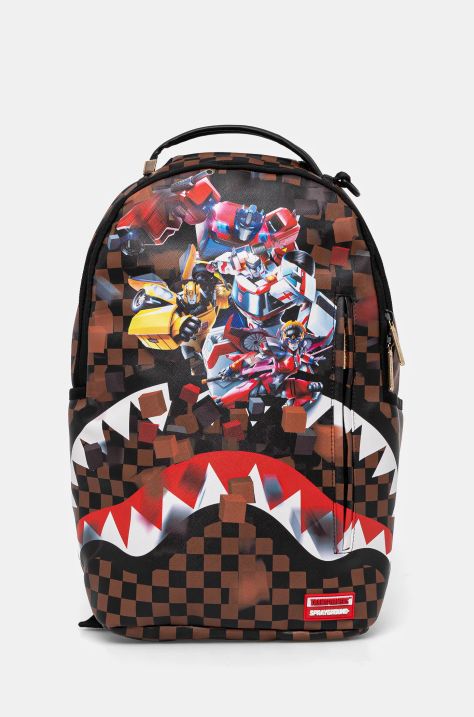 Sprayground plecak kolor brązowy duży wzorzysty 910B6414NSZ