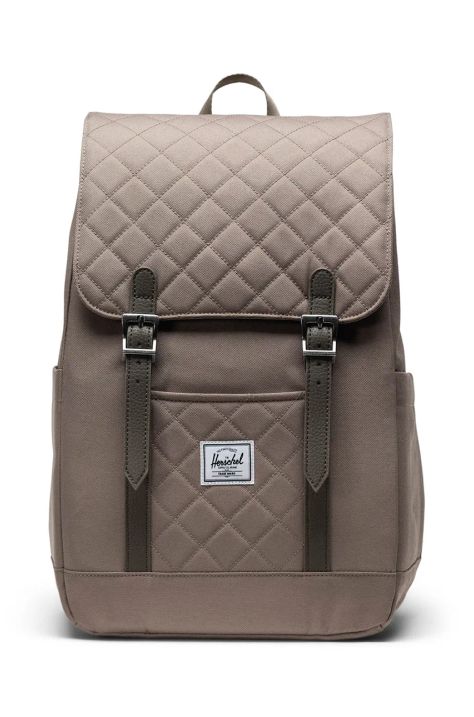 Herschel plecak Retreat Small Backpack kolor beżowy duży gładki 11400-06500-OS