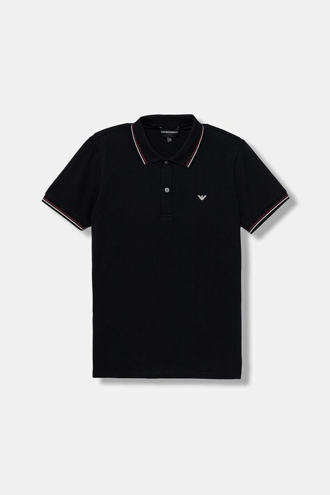 Dječja polo majica Emporio Armani boja: bijela, s tiskom, 8N4FB3 1JPTZ