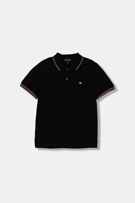 Otroški polo Emporio Armani mornarsko modra barva, 8N4FB3 1JPTZ