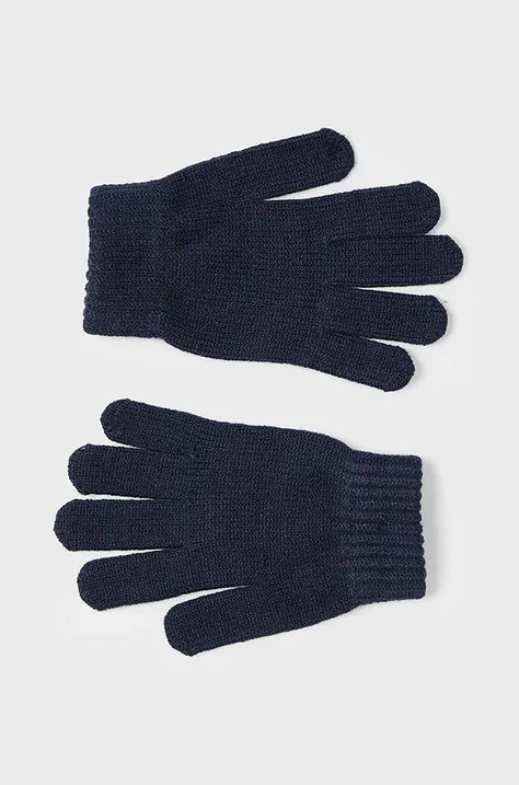 Detské rukavice Mayoral tmavomodrá farba, 10815