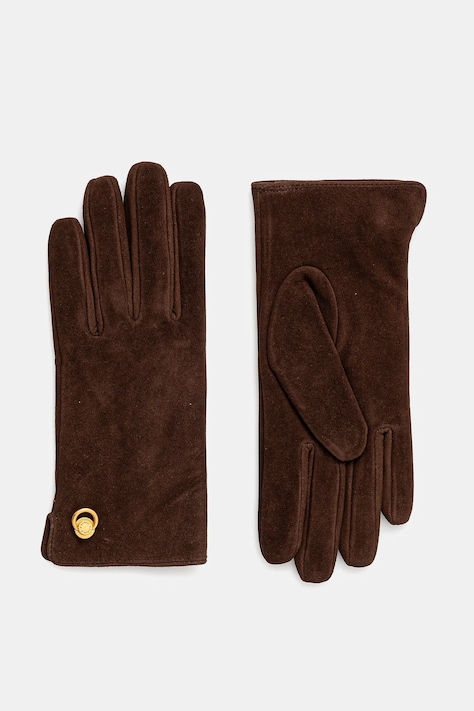 Semišové rukavice Gianni Chiarini hnedá farba, GN 11128 CM