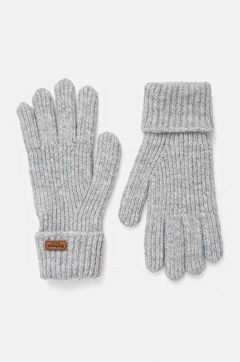 Barbour Rękawiczki damskie szare LGL0143