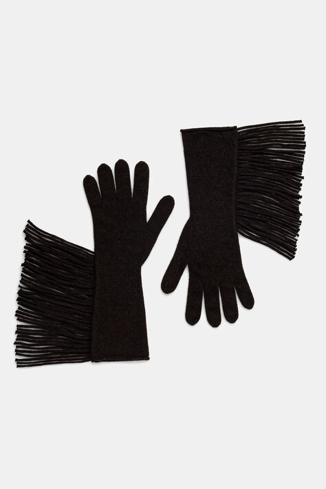 Шерстяные перчатки Marella женские цвет коричневый 2423566017200