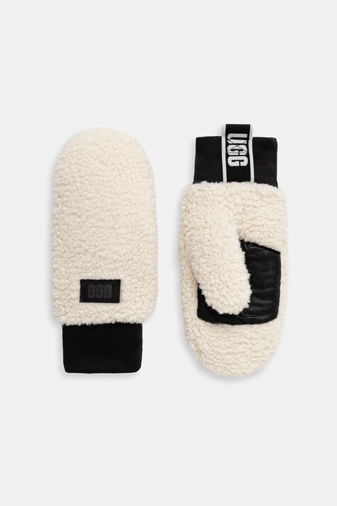 UGG rękawiczki damskie kolor beżowy 101099
