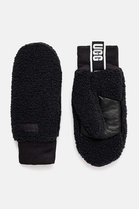 Rukavice UGG dámské, černá barva, 101099