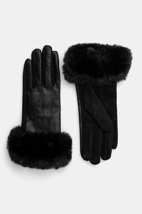 Рукавички Aldo KEIHAN жіночі колір чорний 13868484