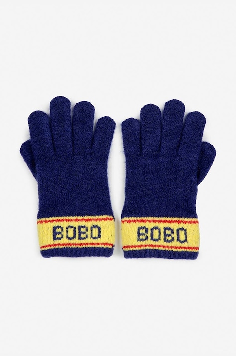 Bobo Choses rękawiczki dziecięce kolor granatowy 224AI040