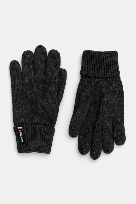 Superdry manusi de bumbac culoarea gri, M9310076A-VZ5