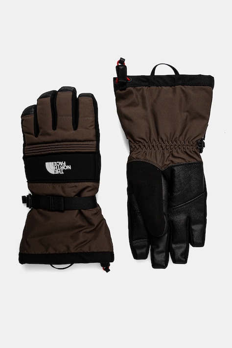 Lyžiarske rukavice The North Face Montana hnedá farba, NF0A89QG1OI1