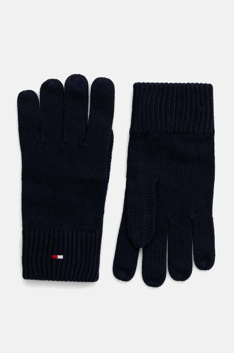 Tommy Hilfiger mănuși bărbați, culoarea bleumarin, AM0AM12845