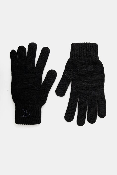 Шерстяные перчатки Calvin Klein цвет чёрный K50K512462