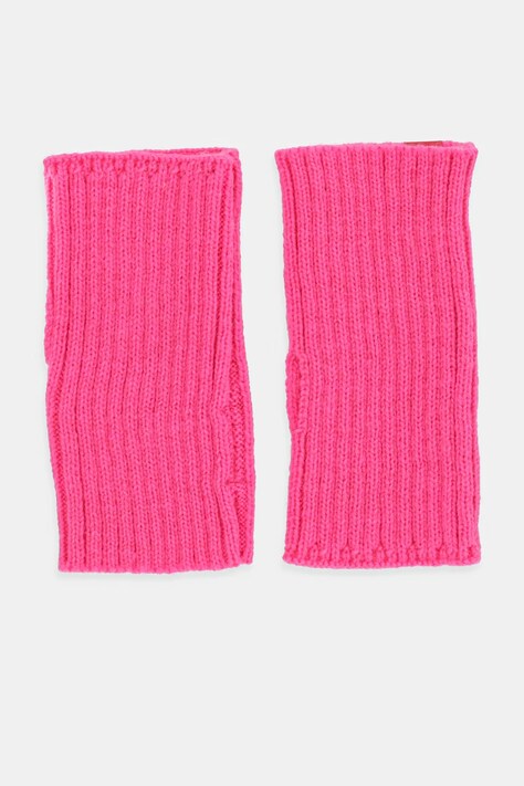 Митенки с примесью шерсти United Colors of Benetton цвет розовый 6LOWDG00C