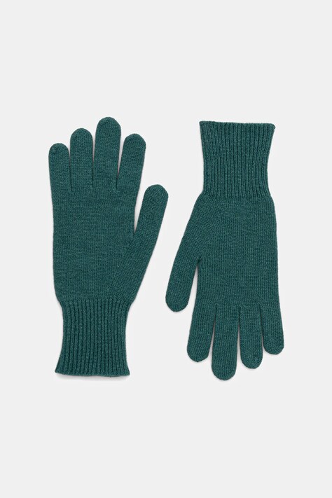 Vlněné rukavice United Colors of Benetton černá barva, 1202DG00E