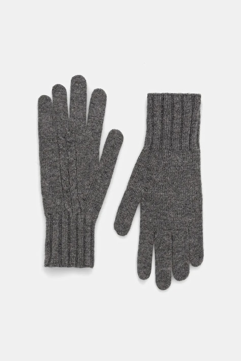 Рукавиці з додаванням вовни United Colors of Benetton колір сірий 1244DG00F