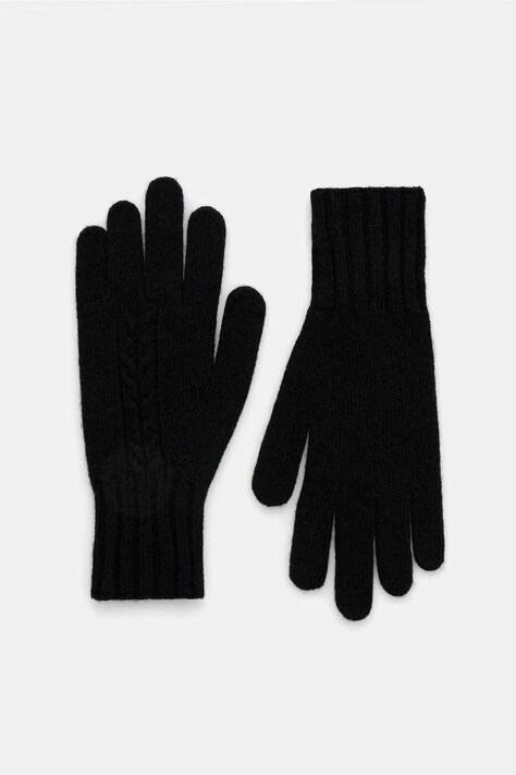 United Colors of Benetton rękawiczki z dodatkiem wełny kolor czarny 1244DG00F