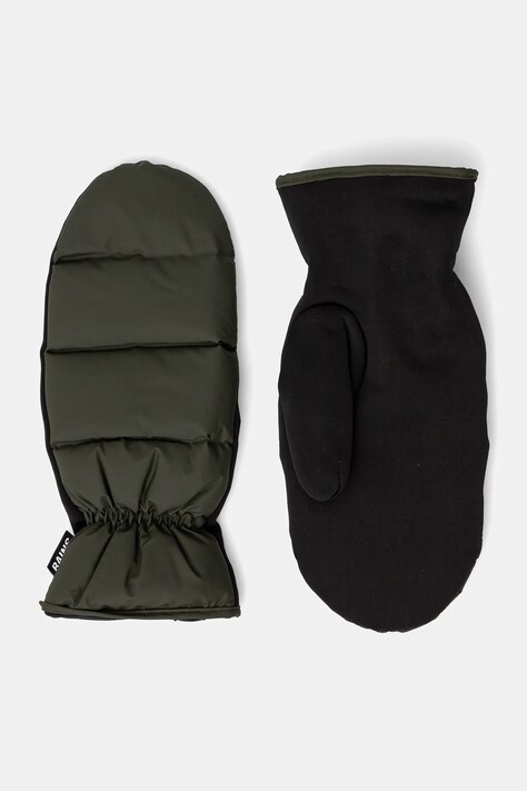 Rukavice Rains Lohja Puffer Mittens W1T2 zelená barva, 16080-03