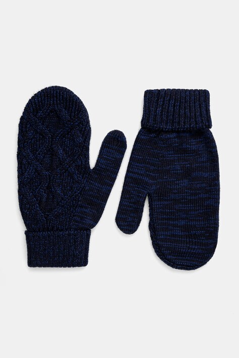 Γάντια Icebreaker Merino Cable Knit χρώμα: ναυτικό μπλε, IB0A573H0781
