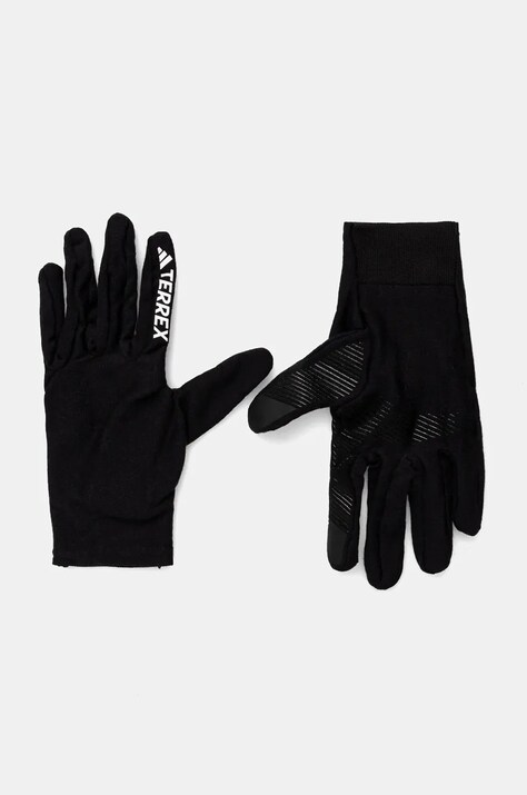 Γάντια adidas TERREX χρώμα: μαύρο, IW1213