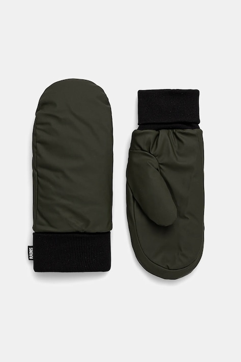 Rains manusi Alta Puffer Mittens W2T3 culoarea verde, 16070-03