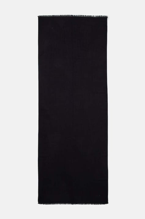 Kratki vuneni šal Moschino boja: crna, bez uzorka, M2943 3232