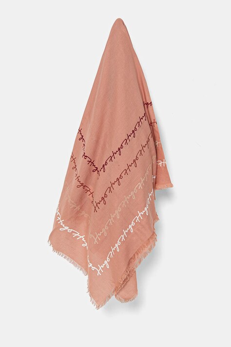 Σάλι HUGO χρώμα: μαύρο, 50517680