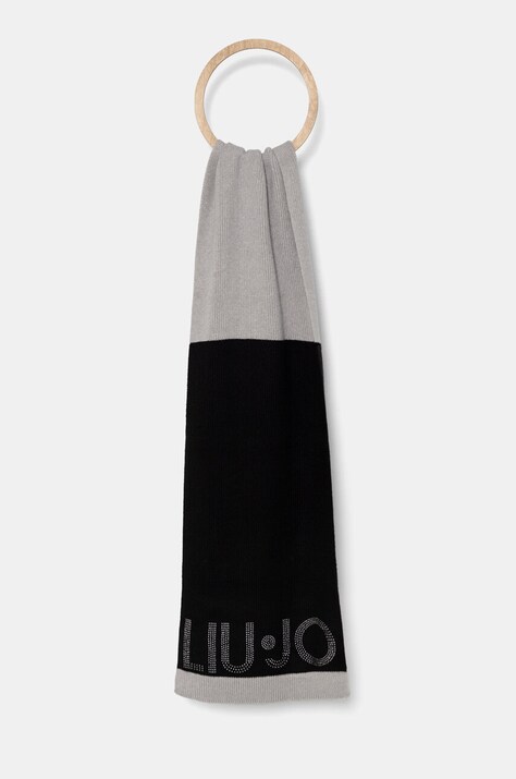 Liu Jo fular femei, culoarea negru, modelator, 2F4038 M0300