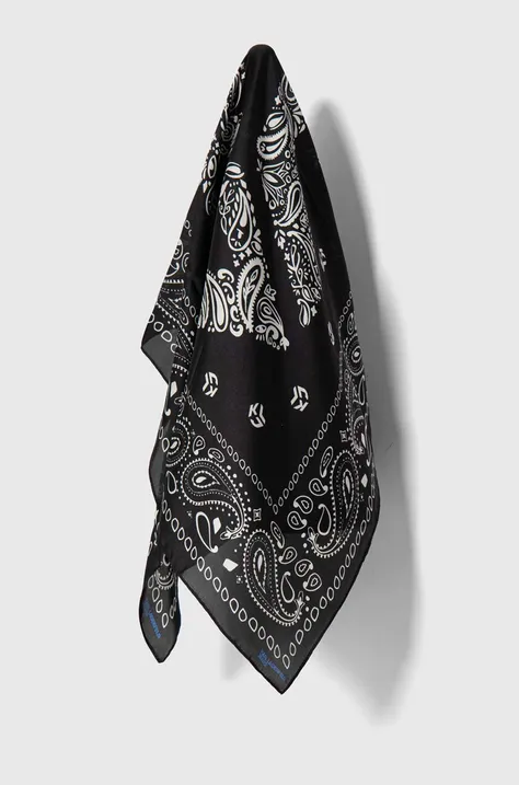 Šátek Karl Lagerfeld Jeans černá barva, 245J3302