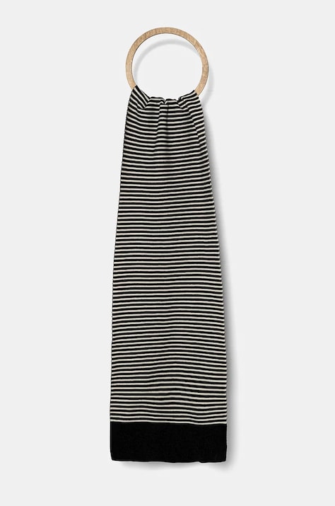 Armani Exchange sciarpa donna colore nero 944612 4F303