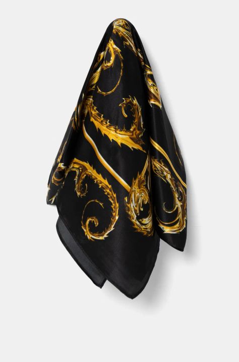 Versace Jeans Couture foulard in seta colore nero 77HA7H02 ZG309