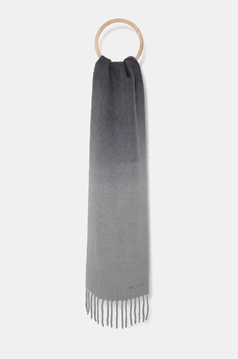 Μάλλινο κασκόλ Missoni χρώμα: γκρι, SC13W7D9895