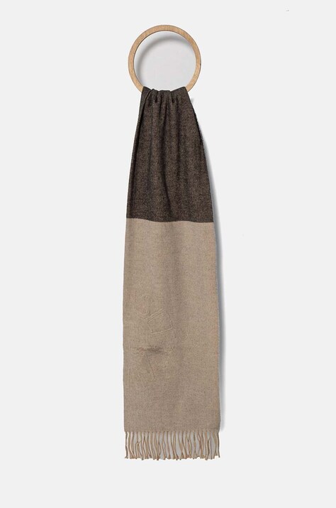 Шарф Twinset жіночий колір бежевий візерунок 242TO5670