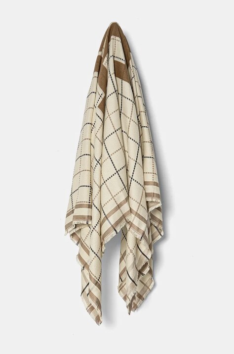 Хустка Tommy Hilfiger жіноча колір білий візерунок AW0AW16642