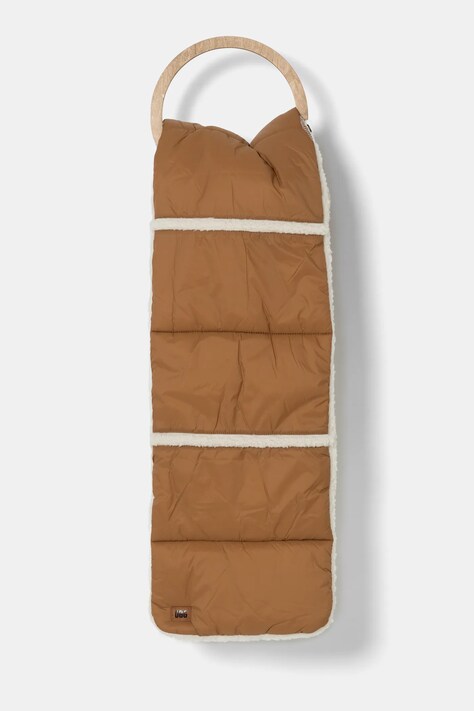 UGG fular femei, culoarea maro, neted, 101015