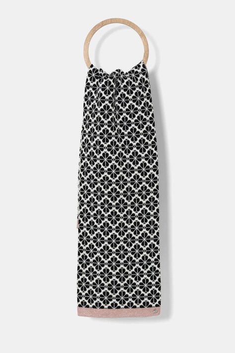 Kate Spade esarfa din amestec de lana culoarea negru, modelator, 29KS1004507