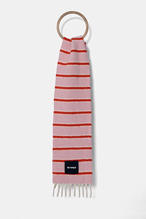 Sunnei wool scarf pink color ACCXSAC009
