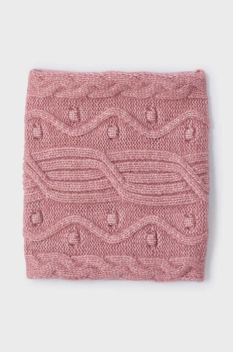 Детский снуд Mayoral цвет розовый однотонный 10820