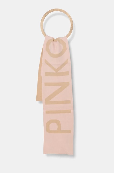Κασκόλ Pinko Up χρώμα: πορτοκαλί, F4PIBGSC131