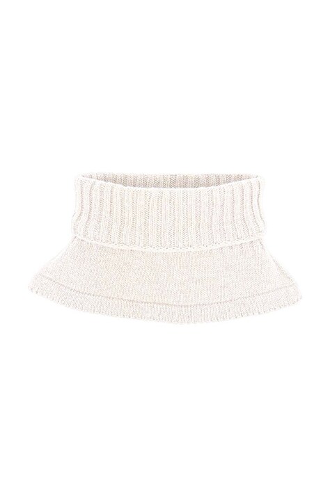 Jamiks fular circular copii ALINE culoarea bej, neted, JZH429