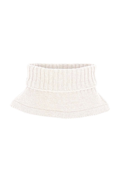 Jamiks fular circular copii ALINE culoarea bej, neted, JZH429