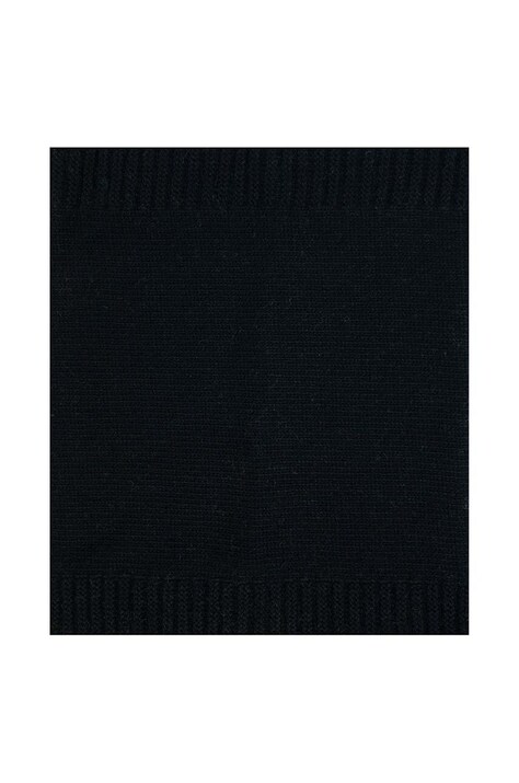 Jamiks fular circular copii KLEA culoarea negru, neted, JZH413