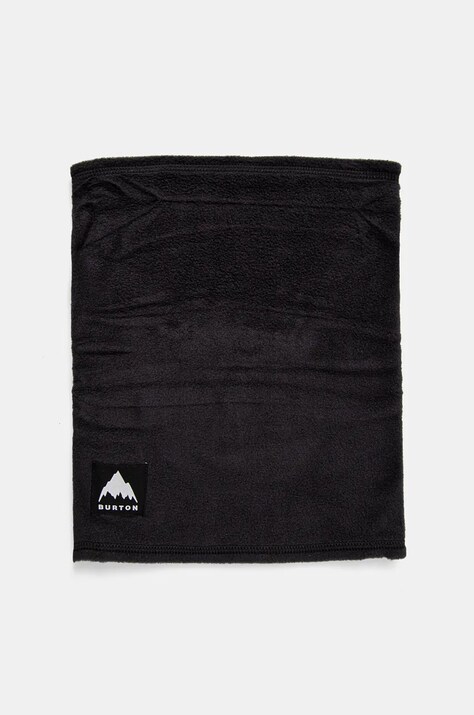 Burton fular circular copii culoarea negru, neted, 105371