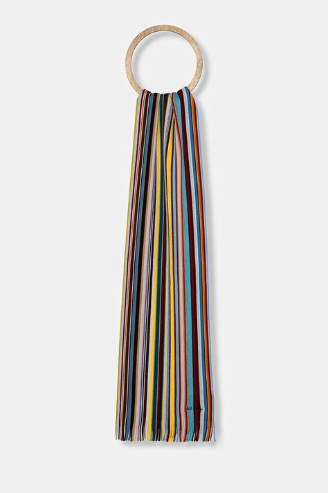 Вълнен шал Paul Smith мъжки с десен M1A-150F-L542